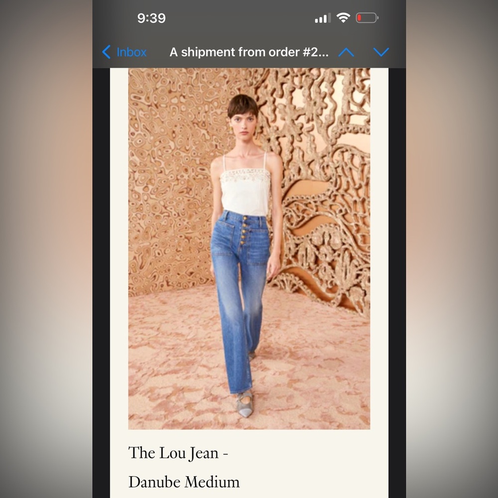 Ulla Johnson Blue Flare Jeans